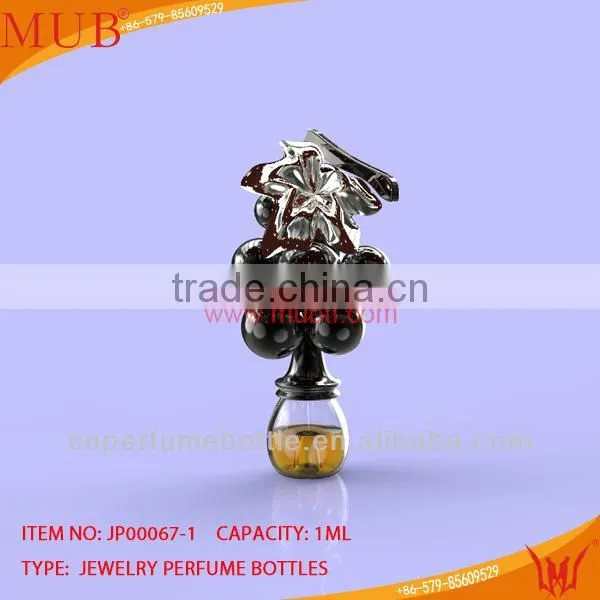 Glass Jewelry Grape Shape Necklace Glass Bottle