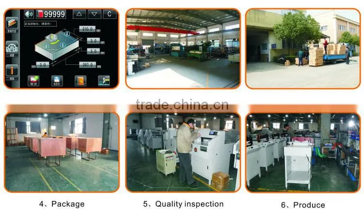 High precision cnc paper cutting machine