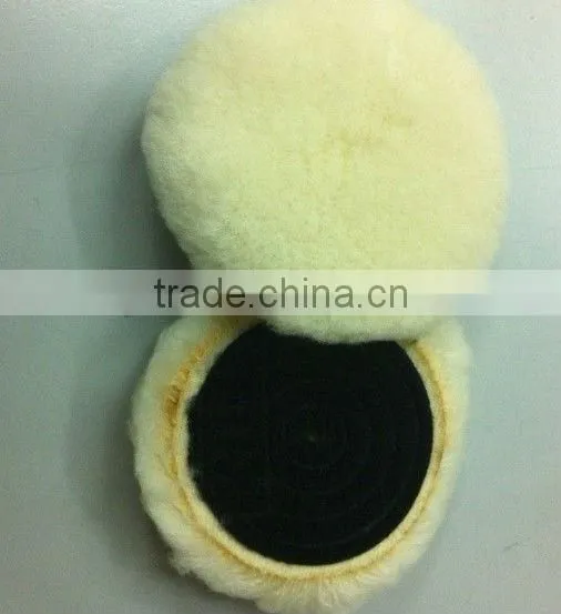 car care polishing bonnet/polishing pad/wool compounding Pad/wool bonnet