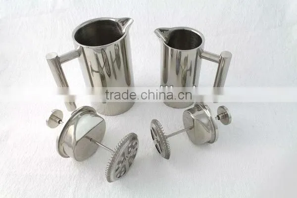 hotel use stainless steel coffee press (0.35L,0.8L,1.0L)