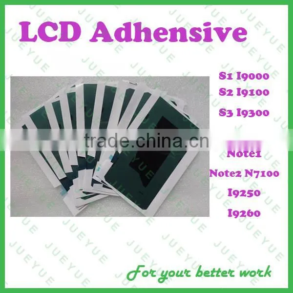 LCD adhesive for samsung S4 lcd copper backing, lcd repairing adhesive, copper ground on the back of LCD for samsung I9500