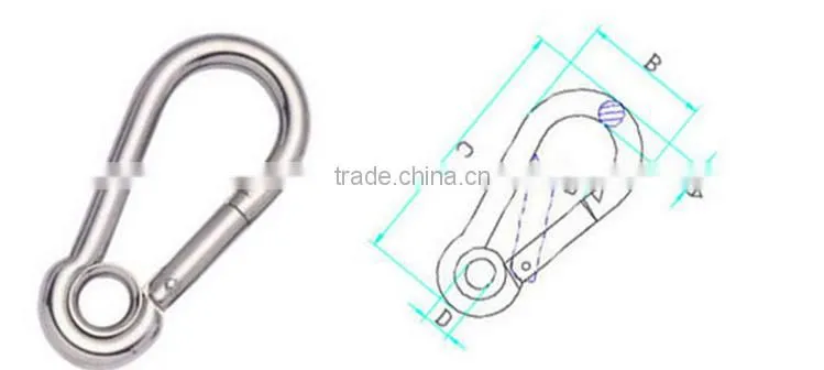 Metal Eyelet Snap Hook