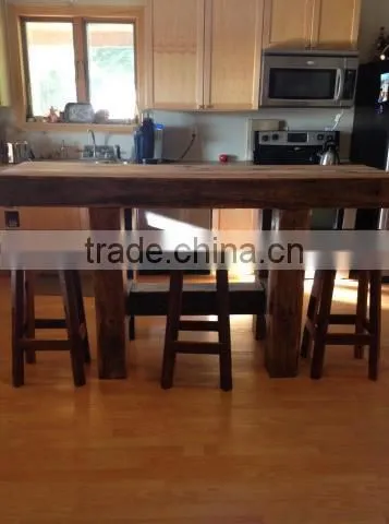 Wooden Stool Vintage Customization Design Stool For Bar Rustic Pub Stools