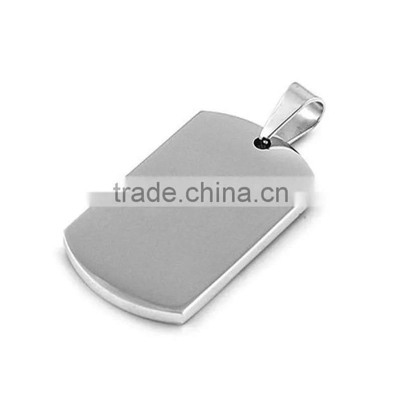 Blue Zinc alloy Metal dog tag