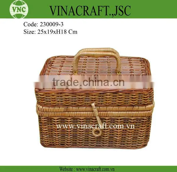 Wicker hamper for home