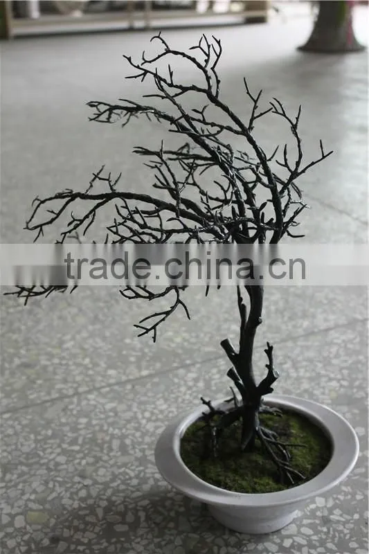 man made resin craft artificial led light bulb potted tree
