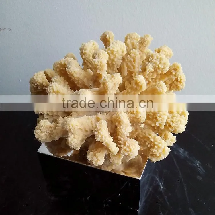 Indoor resin coralal sculpture