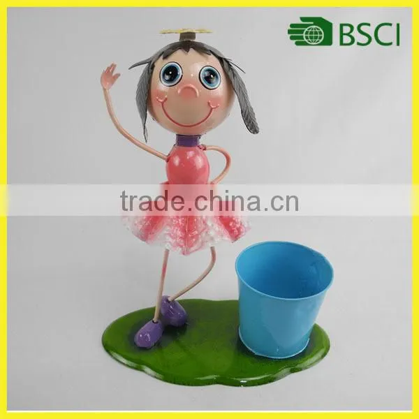 Home accessory craft wholesale metal made garden decoration