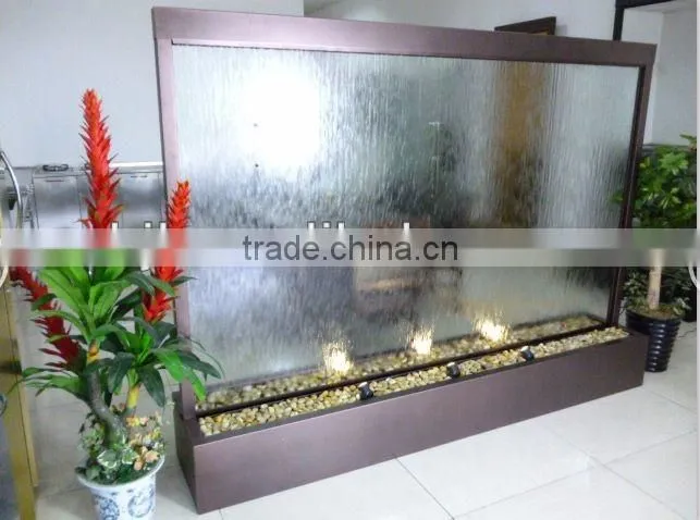 Indoor home decorative waterfall wall water fountain