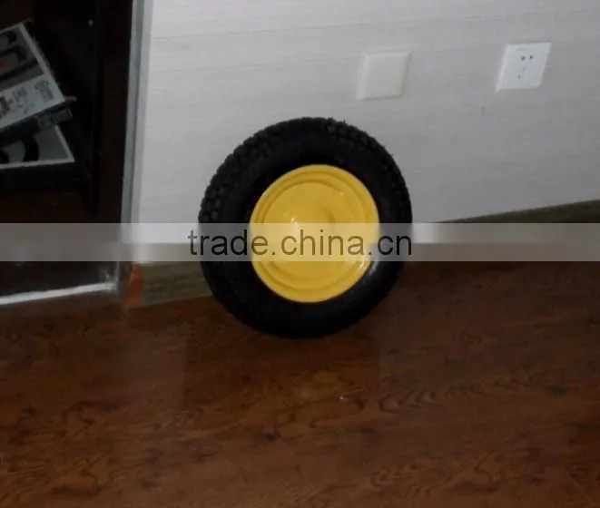 wheelbarrow tire 3.50-4/flat free tire /pu foam wheel