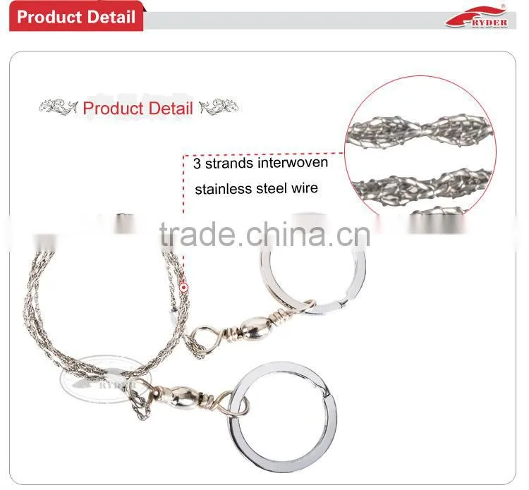Stainless Steel Outdoor Survival Emergency Wire Saw