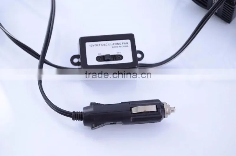 12V Car Fan Cooling Clip On Fan Portable Car Vehicle