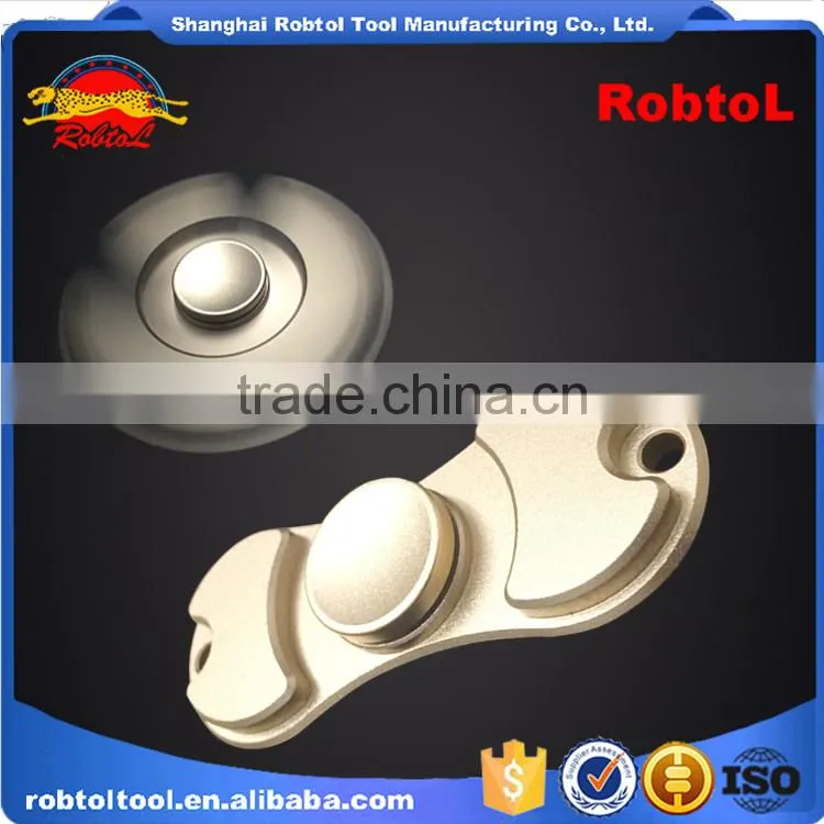 fingertip gyroscope two spinner zinc metal alloy EDC hand spinner rotator fidget focus toy reduce stress decompression