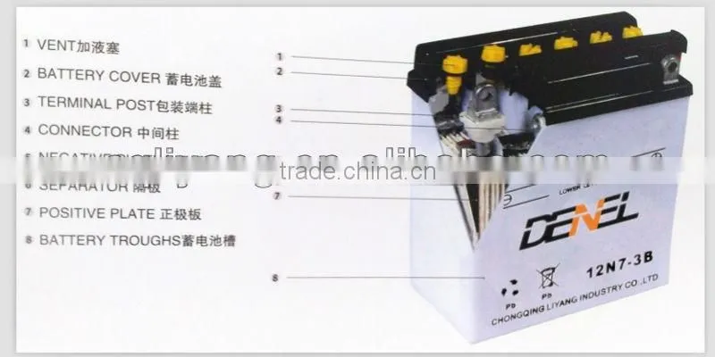 12v 7Ah battery/12v 7Ah 20hr battery pack