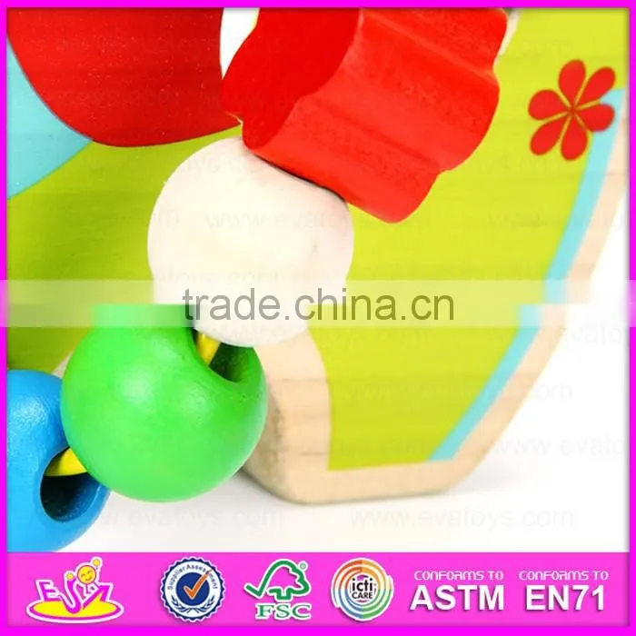 2016 hot new products baby wooden animal toy,best sale wooden animal toy W11B095