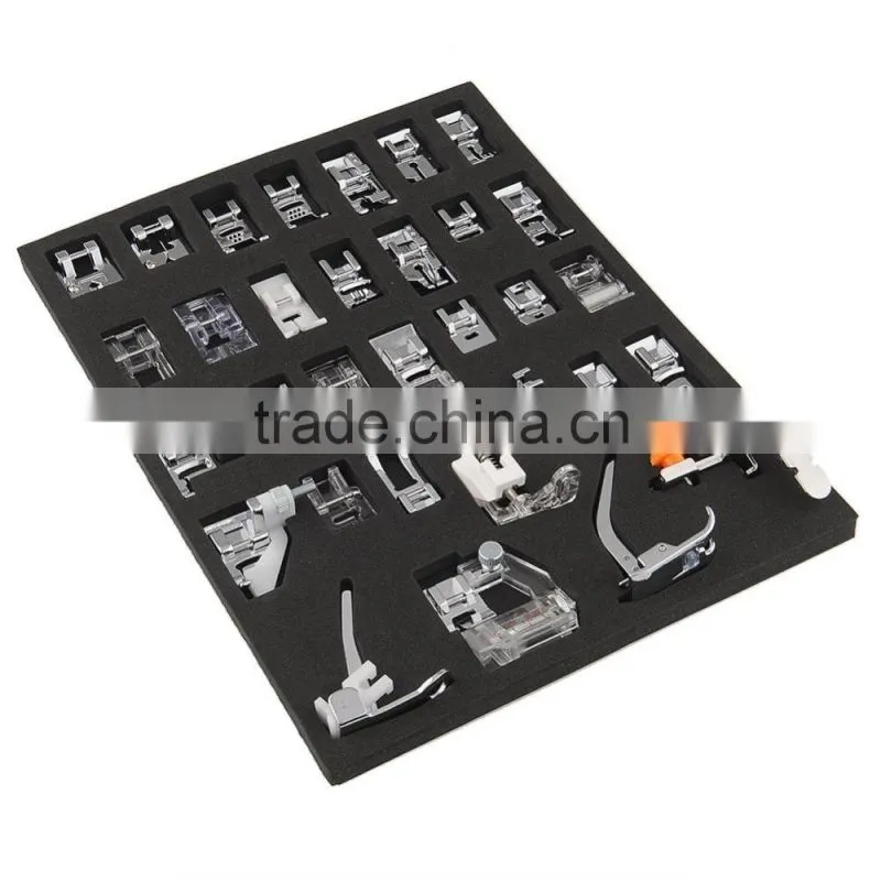 Universal 32 PCs Sewing Machine Foot Feet For Brother Janome Yokoyama Juki Butterfly Singer