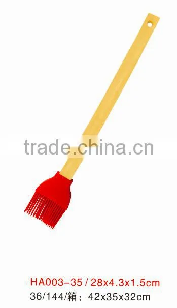 Silicone Dough scraper dough spatula wood handle