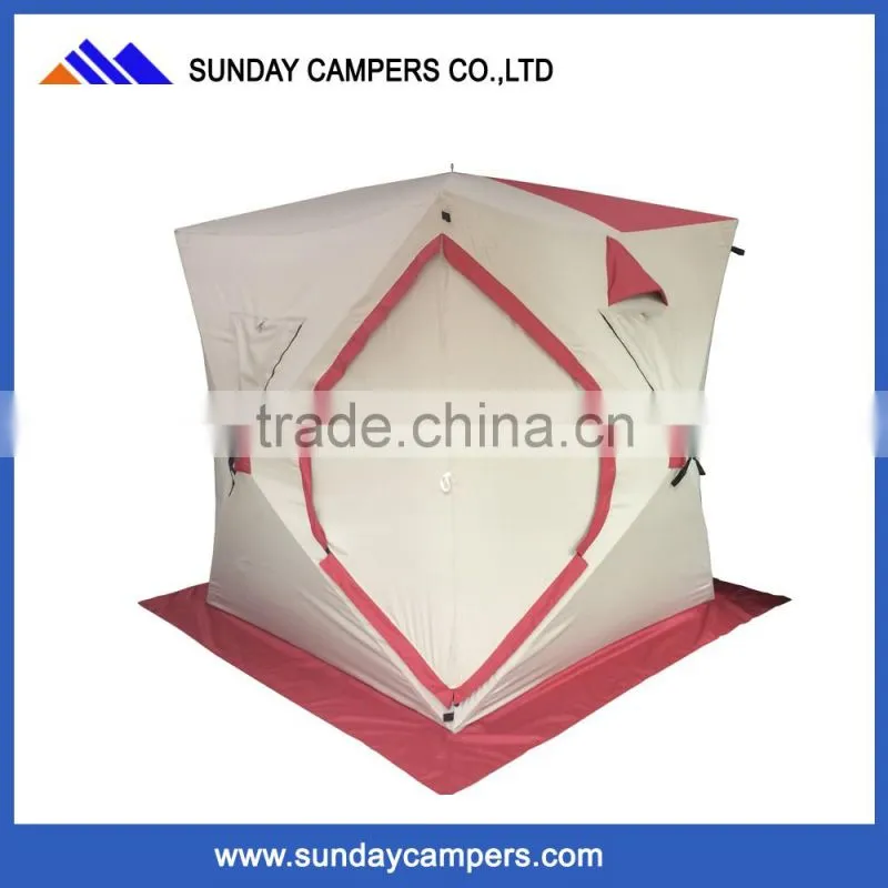 Hub ice fishing shelter cold weather tents for Russia market wholesale