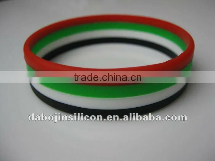3 layers colors rubber band