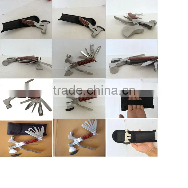 A portable multifunctional tool multifunctional army knife multifunctional axe with hammer plier