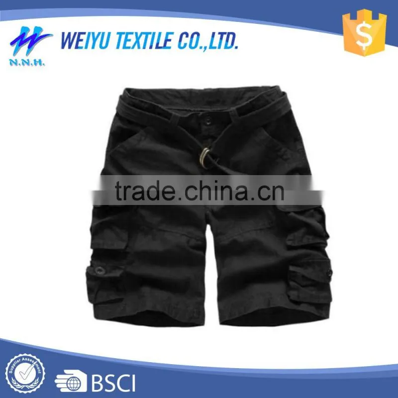 Latest design Elastic waist mens Half cargo pants in bulk