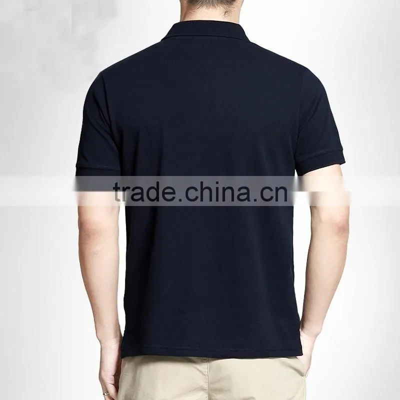 Custom 100% cotton promotional t-shirt blank polo t-shirt wholesale