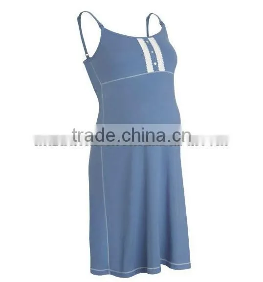 2014 epidemic going style and smart design organic maternity gown