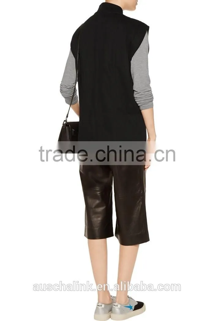 best selling fashion style women cheap black cotton travel vests