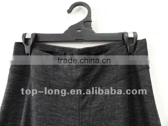 100% merino charcoal base layer ladies YOGA thermal long johns of pant