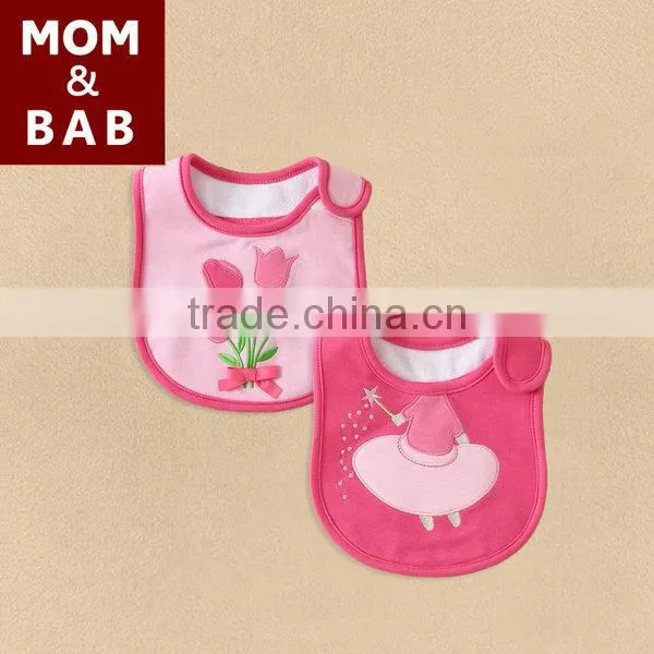 2014 Branded baby bibs product high quality baby bibs elephant design, bibs mom and bab