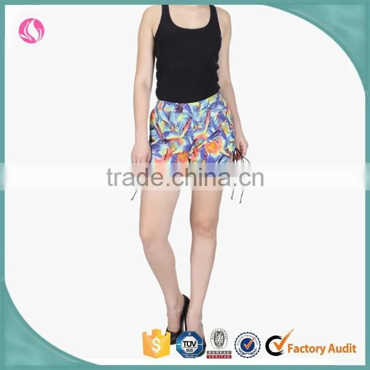 Wholesale OEM Women Custom Shorts Fancy Sublimate Jogger Shorts