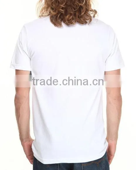 Men pure white tshirt for wholesale