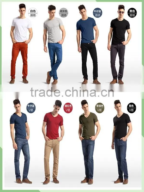 wholesale high quality plain blank 100% cotton white t shirts for men short sleeve Customized printed mens t shirt manufacture