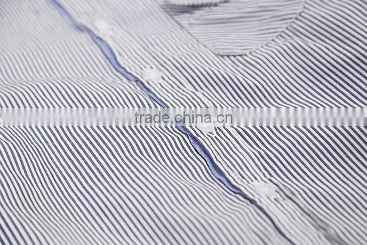 good quality kids clothing wholesale cheap little boy long sleeve striped dress shirt