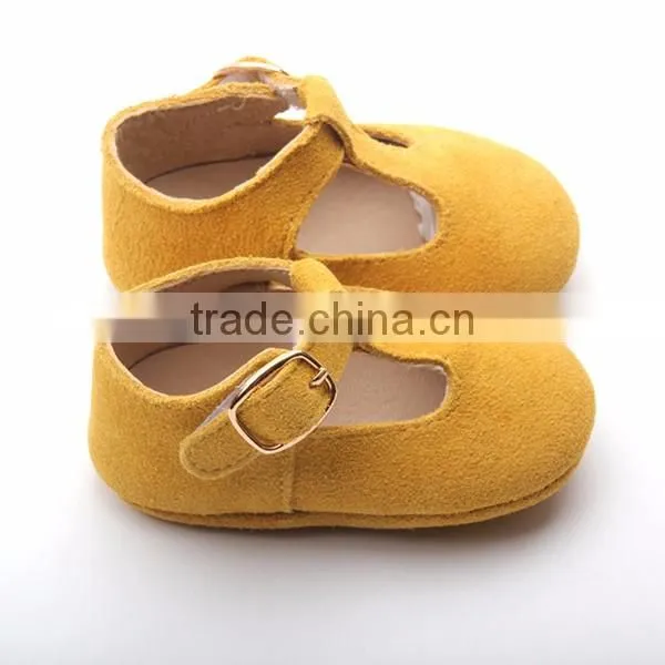Baby t-bar childrens moccasins shoes for girls