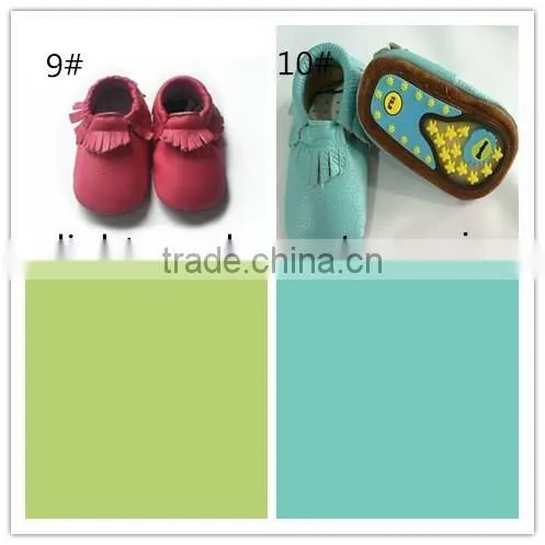 rubber sole baby moccasins suede baby shoes