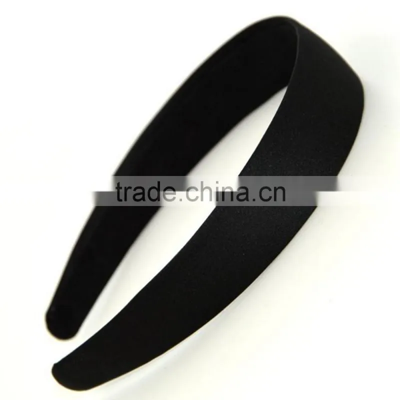 Fashion Colorful Plastic Headband Satin