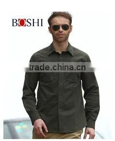 2015 New Stylish England Style Tops For Solid White Linen Leisure Shirt