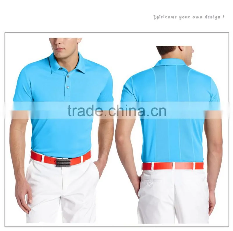 Mens eco-friendly cotton polyester dressing office polo shirt