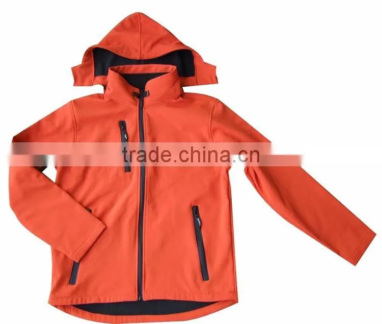 Wholesale 3 layer waterproof softshell windbreaker jacket