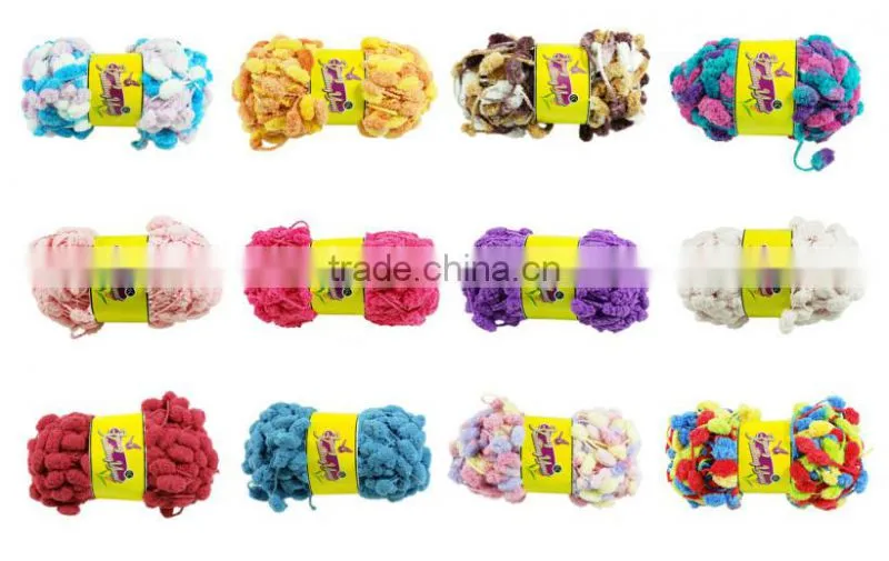 2014 BEST selling lily yarns big loop yarn knitting scarf