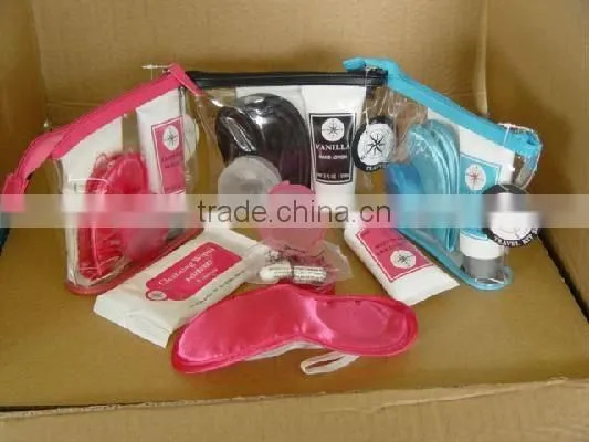 hotel amenities set