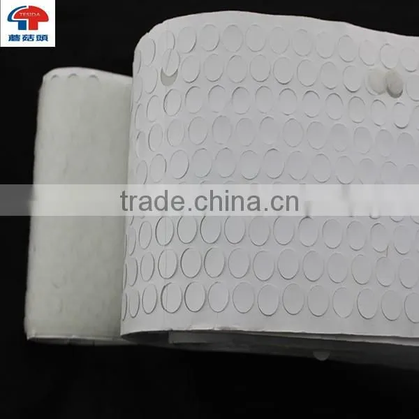 Custom size nylon fastener tape white sew on hook and loop