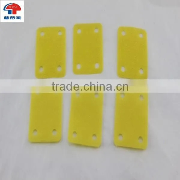Customer size and shape sew on hook and loop fasteners