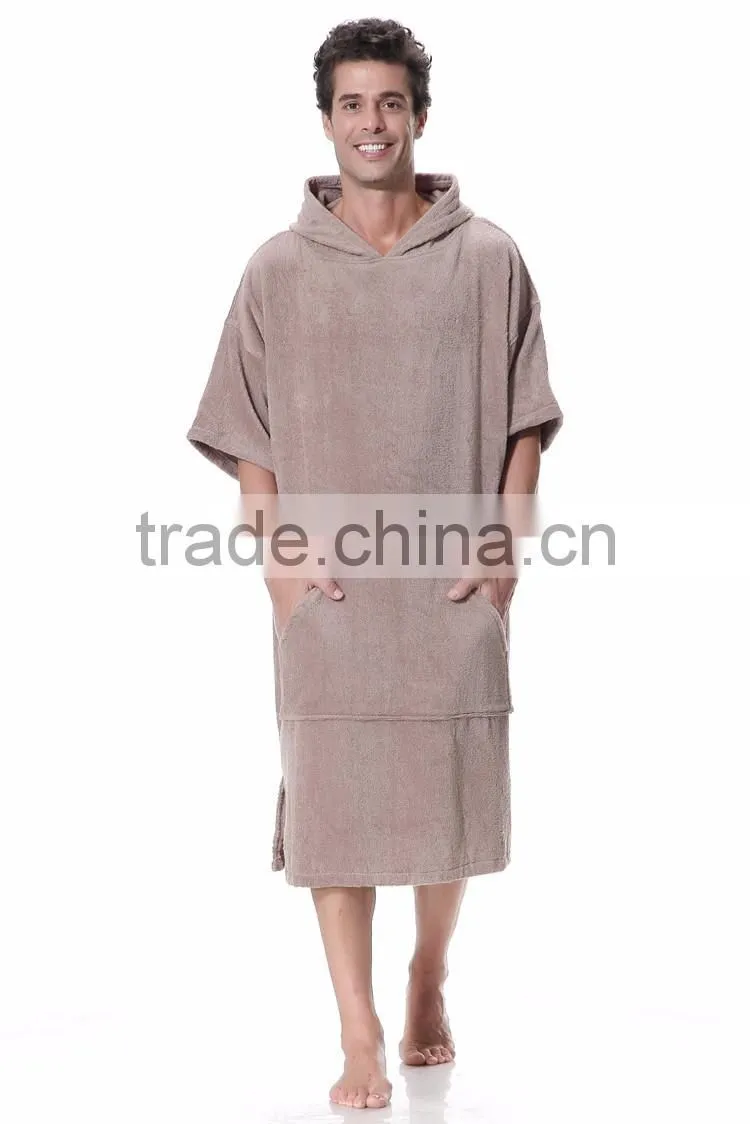 Hooded poncho towels for adults surf poncho towel
