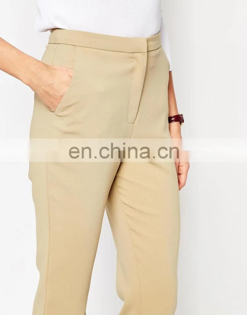 2015 women ladies flare trousers tailored long leg kick pants trouser fashion latest new design