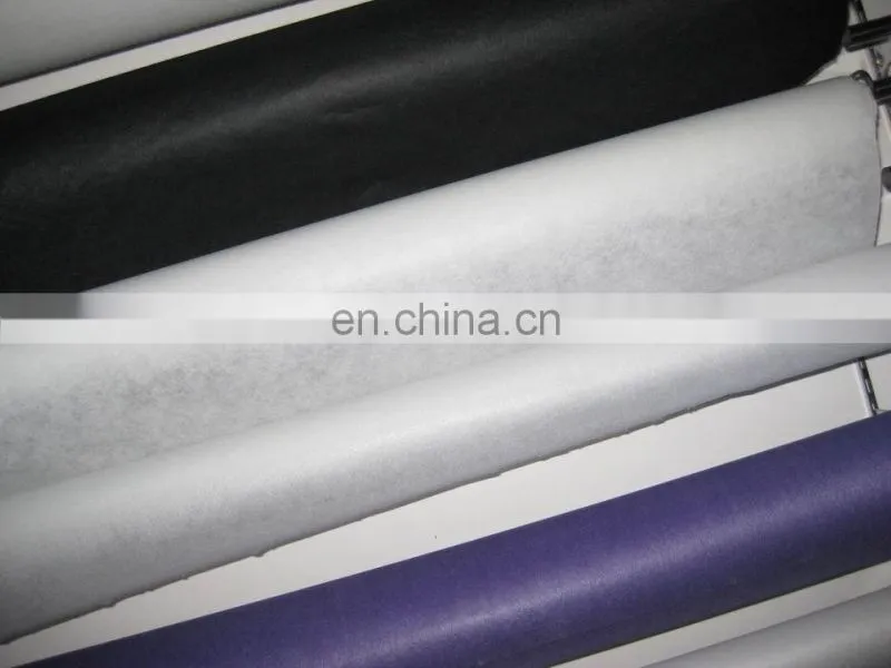100% Polyester Double Dot Woven Interlining Fabric