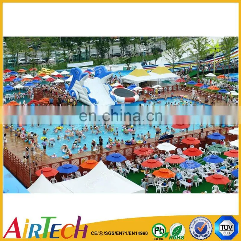 Pop High quality Steel frame swimming pool,Customized metal water pool