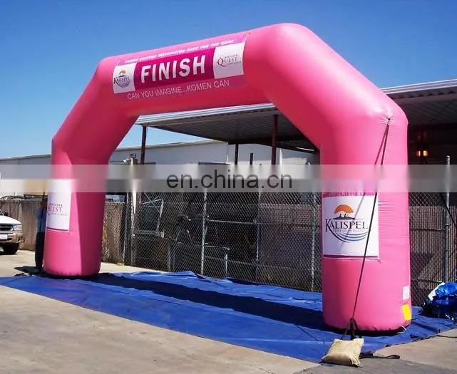 square legs starting gate inflatable archway for business event