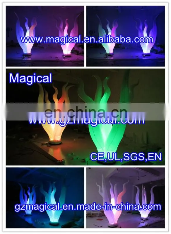 Giant inflatable flower decoration / lighting inflatable flower for decoration
